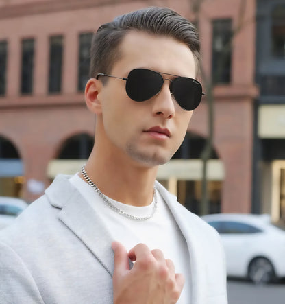 Polarized Aviator Sunglasses | Lightweight, Stylish UV Protection for Men & Women | ZESG58