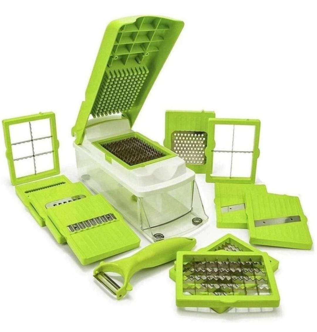Zest 13-in-1 Multipurpose Chopper | Vegetable Cutter, Grater, Peeler & Slicer | Unbreakable & Easy-Clean Kitchen Tool