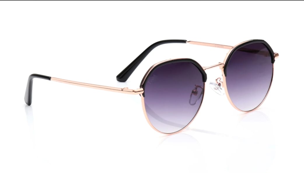 Zest  Grey Geometric Unisex Sunglasses | Stylish UV Protection ZESG18
