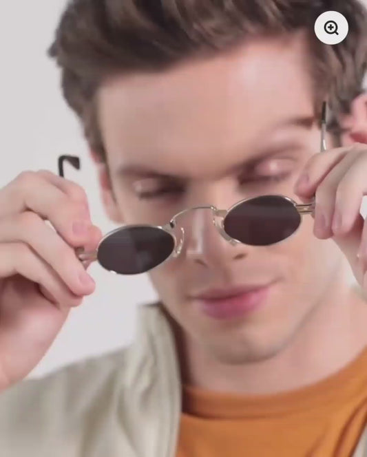 Orbit Luxe Unisex | Silver Black Round Sunglasses Men & Women By Zest-ZESG41